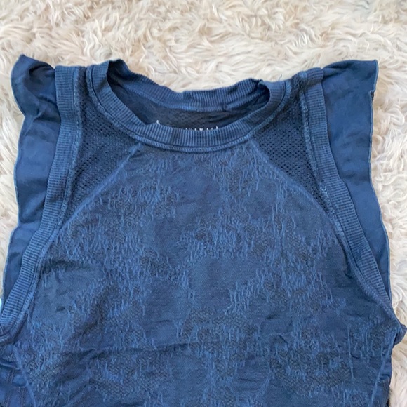 NEW🌺free people second love sleeveless flirty muscle mesh tee - Picture 2 of 16